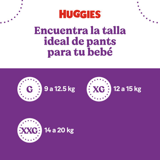 Pantaloncitos Huggies Active Sec Etapa 4/XG 25 uds